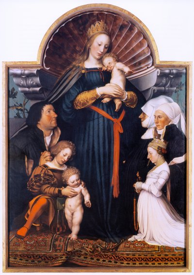 Darmstadt Madonna by Hans Holbein